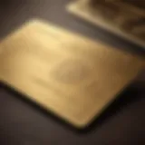 Elegant Amex Gold Card showcasing premium design