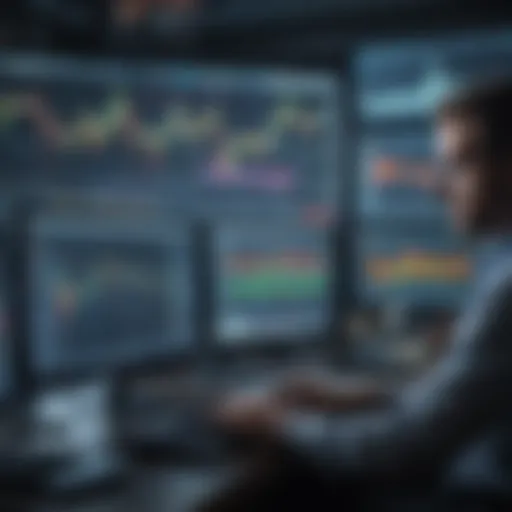 A trader analyzing market trends on a computer screen