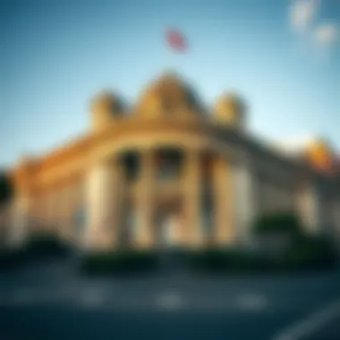 Historic view of the Brazilian Stock Exchange building