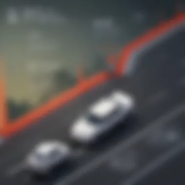 A detailed infographic illustrating the evolution of mileage rates over the years