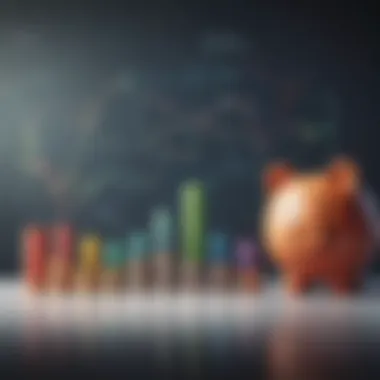 Understanding Savings Growth A graph showing the growth of savings over time with different contribution frequencies.