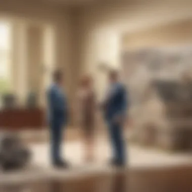 Negotiation Tactics in Real Estate Artistic depiction of negotiation strategies