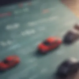 A detailed chart illustrating different types of auto loans available in the USA