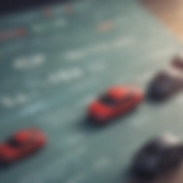 A detailed chart illustrating different types of auto loans available in the USA