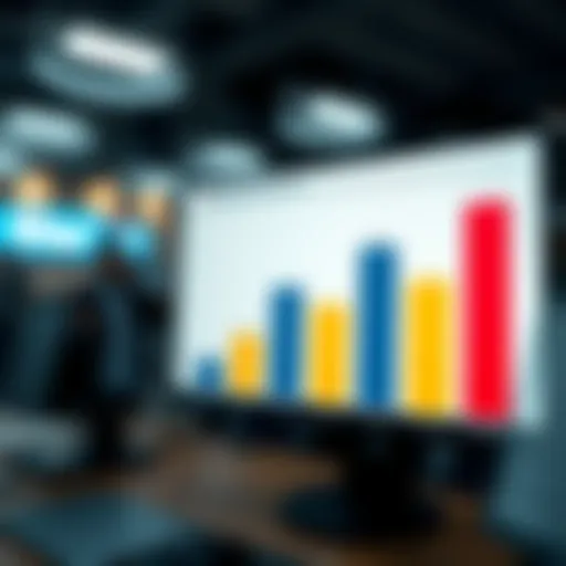 Graph illustrating various financial service providers