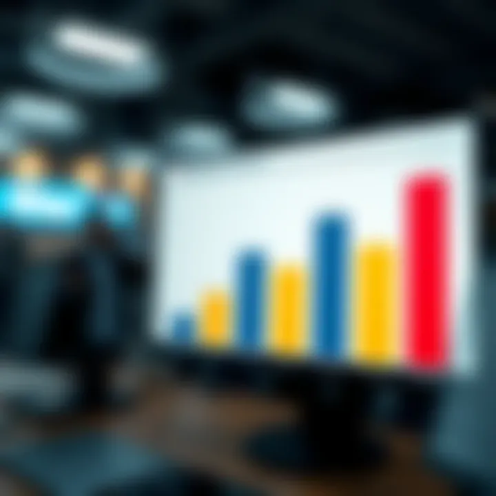 Graph illustrating various financial service providers