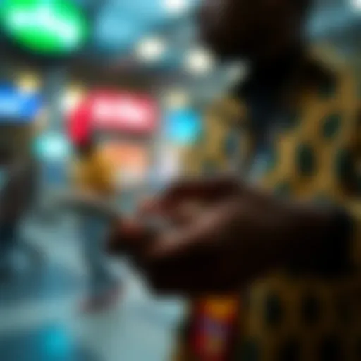 Mobile transactions on a smartphone