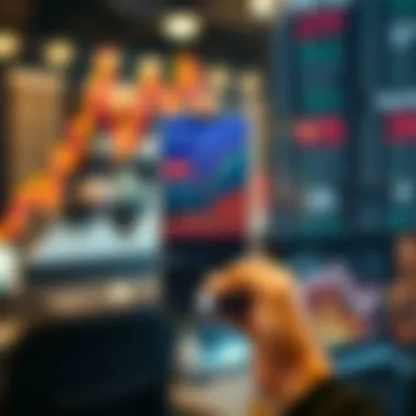 An infographic showcasing the features of various retail trading apps.