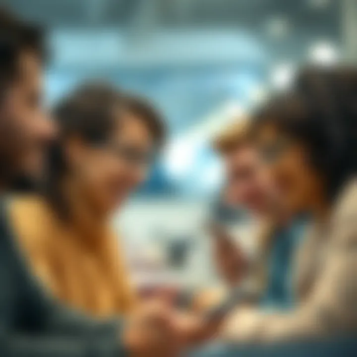 Diverse demographics using financial apps for budgeting