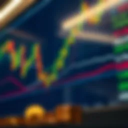 Intriguing stock market chart highlighting penny stock trends