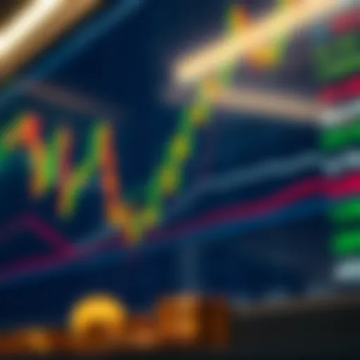 Intriguing stock market chart highlighting penny stock trends