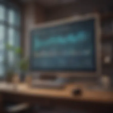 Exploring Diverse Income ETFs Diverse income ETFs displayed on a digital screen