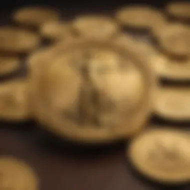 An antique gold coin symbolizing historical value