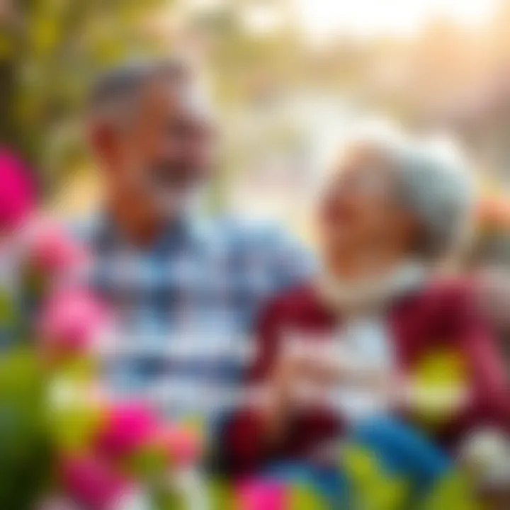 Happy couple enjoying retirement