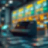 Conceptual illustration of electronic payment systems