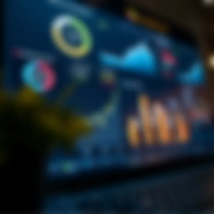 Dashboard showcasing investment performance metrics