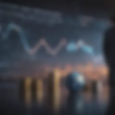 Impact of Global Events on Investments Investor analyzing global events impact
