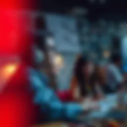 Conceptual image depicting entrepreneurial brainstorming