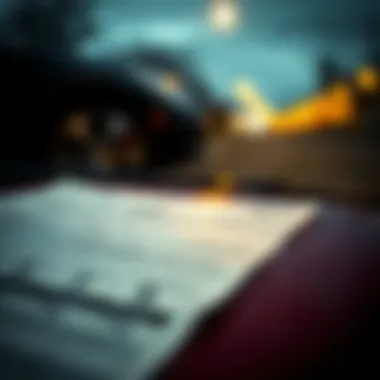 Car Title Document Explained Representation of a car title document