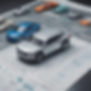 Exploring Financial Products for Car Financing An infographic showcasing financial products for car financing