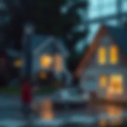 Graphical representation of home loan percentage of income