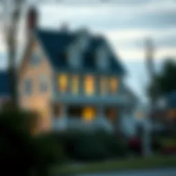 Conceptual illustration of rental property loss