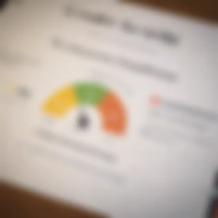 Diagram showing credit score impact on approvals