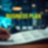 Business plan overview illustration