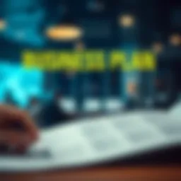 Business plan overview illustration