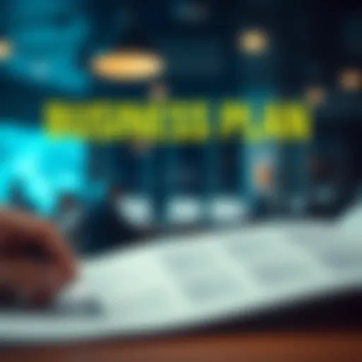 Business plan overview illustration