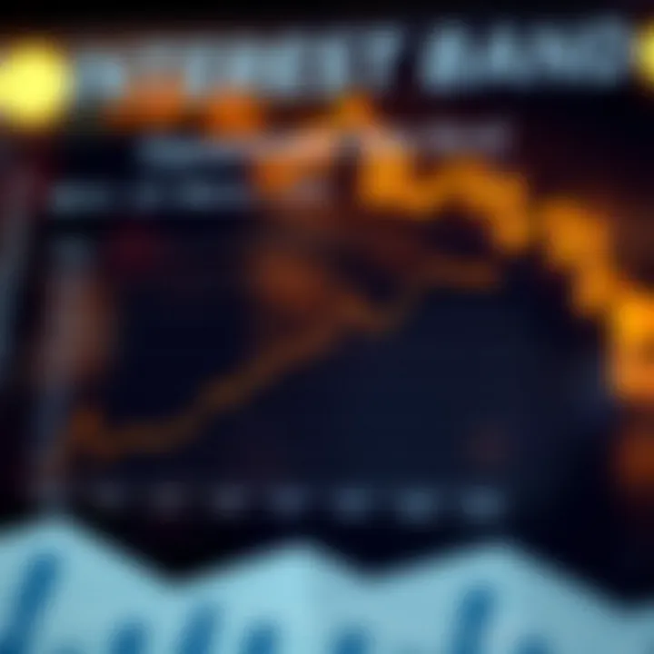 Graph illustrating interest rate trends for government bonds
